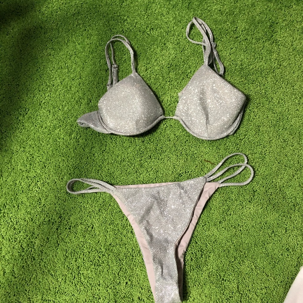 Superdown silver bikini